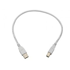Monoprice Usb 2.0 A M To B M Cable 1.5ft - White (8614)