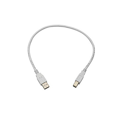 Monoprice Usb 2.0 A M To B M Cable 1.5ft - White (8614)