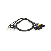 Monoprice Channel4 Trs M To Xlr F Snake Cable 3ft (8760)