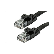 Monoprice Cat5e Flat Patch Cable_ 14ft Black (9551)