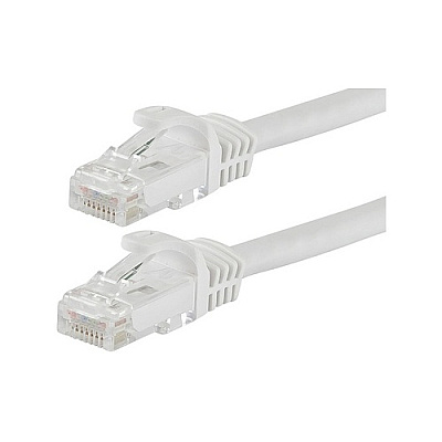 Monoprice Cat6 24awg Utp D Cable_ 6-inch White (9817)