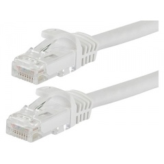 Monoprice Cat6 Utp Cable_ 1ft White (9819)