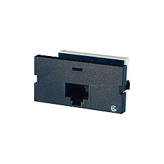Leviton Sii,clrty6,t568a/b 1port,blk (S2160000)