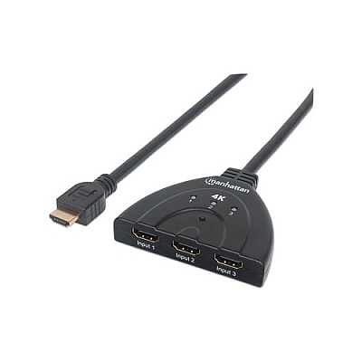 Manhattan - Strategic Manhattan 4k60hz 3-port Hdmi Switch (207874)