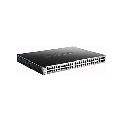 D-Link 48 1gb Poe Ports, 2 10gbase-t Ports, And 4 10g Sfp+ Ports L3 Stackable Managed Switch Power Budget 370w (DGS313054PS)