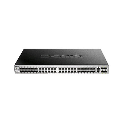 D-Link 48 1gb Ports, 2 10gbase-t Ports, And 4 10g Sfp+ Ports L3 Stackable Managed Switch (DGS313054TS)