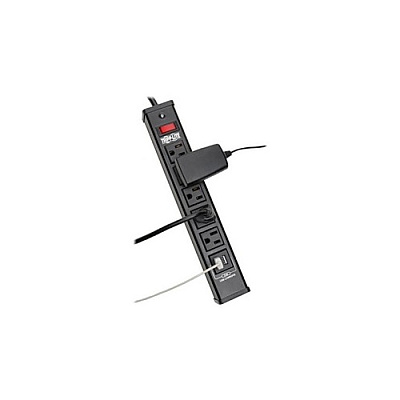 Tripp Lite Surge Protector Strip 5-outlet 2 Usb Cha (TLM526USBB)