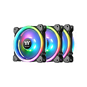 Thermaltake Riing Trio 120mm 30 Led Pwm Fan 3 Pack (CLF072PL12SWA)