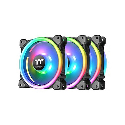 Thermaltake Riing Trio 120mm 30 Led Pwm Fan 3 Pack (CLF072PL12SWA)