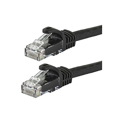 Monoprice Cat6 24awg Utp D Cable_ 6-inch Black (11216)