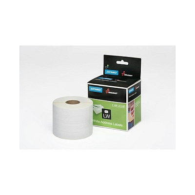 Association For The Blind & Visually Labels, Address, Blk On White, 1-1/8in X (7530016578883)