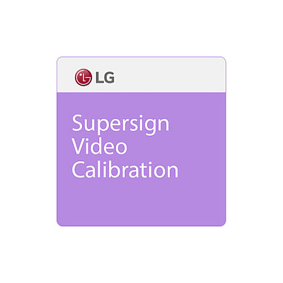 LG Supersign Video Calibration (LPBD)