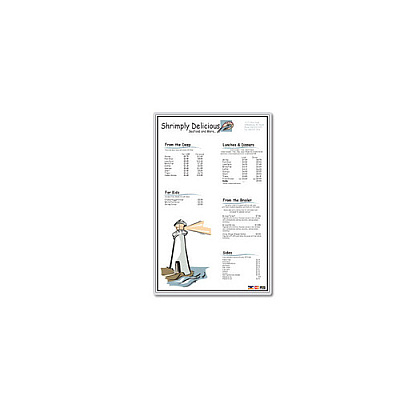 Fellowes Glossy Pouches - Menu, 3 Mil, 50 Pack (52013)