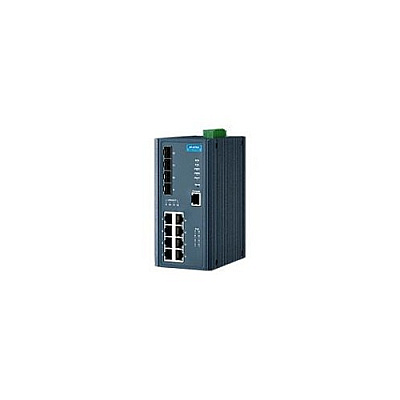 B+B Smartworx Managed Redundant Industrial Switch (EKI7712G2FV)