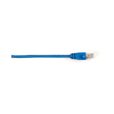 Black Box Cat6 250-mhz Molded Snagless Stranded Ethernet Patch Cable-unshielded(utp),cm Pvc(rj45 M/m),blue,4-ft.(1.2-m),10-pack (CAT6PC004BL10PAK)
