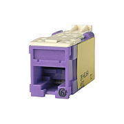 Leviton Hdjack,cat6a,clarity,t568a/b,prpl (HDJ6A27)
