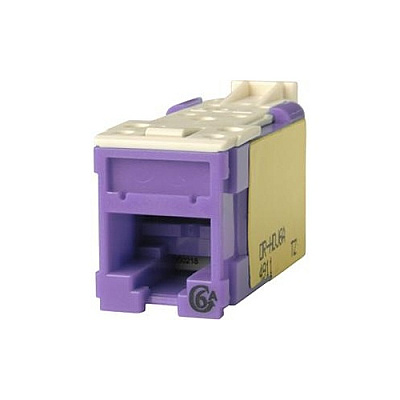 Leviton Hdjack,cat6a,clarity,t568a/b,prpl (HDJ6A27)