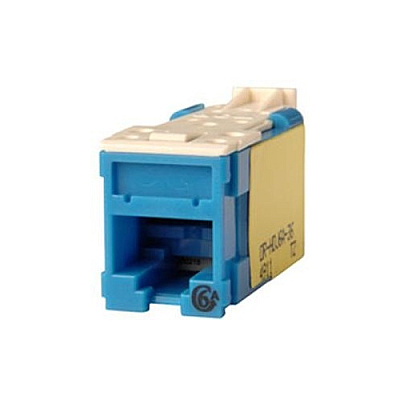 Leviton Hdjack,cat6a,clarity,t568a/b,blu (HDJ6A36)