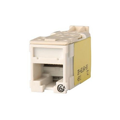 Leviton Hdjack,cat6a,clarity,t568a/b,wht (HDJ6A88)