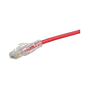 Leviton Cord,28awg C6a Red 5ft (RDC6100502)