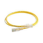 Leviton Cord,28awg C6a Yel 9ft (RDC6100904)