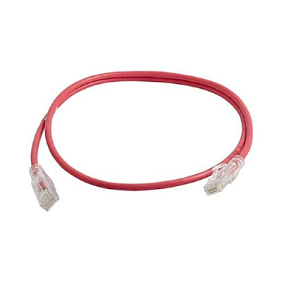 Leviton Cord,28awg C6a Red 10ft (RDC6101002)