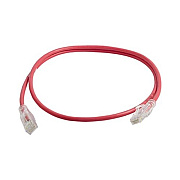 Leviton Cord,28awg C6a Red 20ft (RDC6102002)
