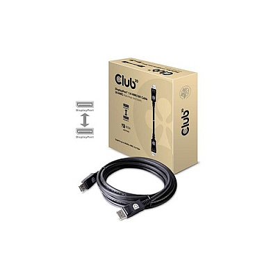 Club 3D Dp1.4 To Dp1.4 Hbr3 Cable M/m 3m/9,84ft (CAC1060)