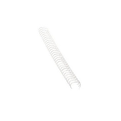 Fellowes Binding Spines Wire - White 3/8in 25pk (52542)
