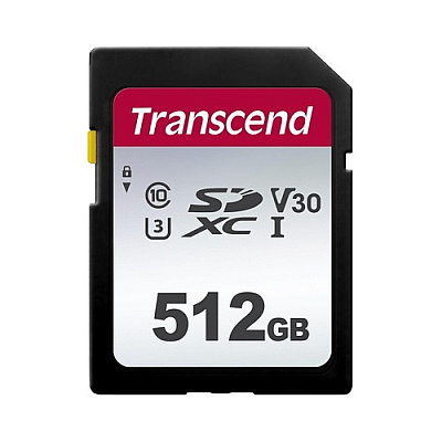 Transcend 512gb Sd Card Uhs-i U3 (TS512GSDC300S)