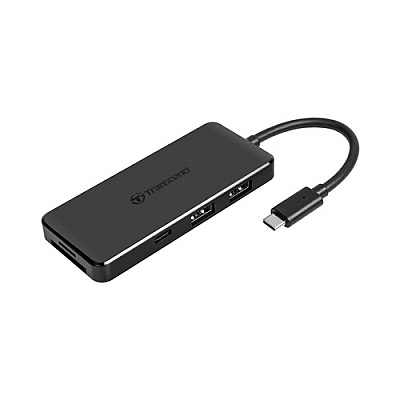 Transcend 3-port Hub,1-port Pd,sd/microsd Reader (TSHUB5C)