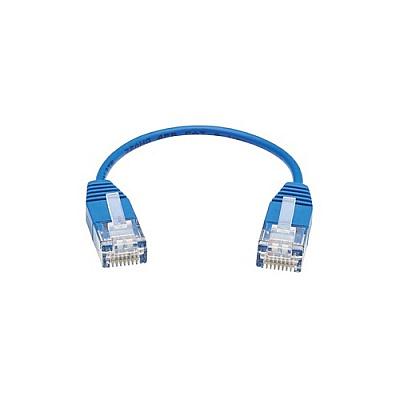 Tripp Lite Cat6 Ethernet Cable Ultra-slim Blue 6in (N200UR6NBL)