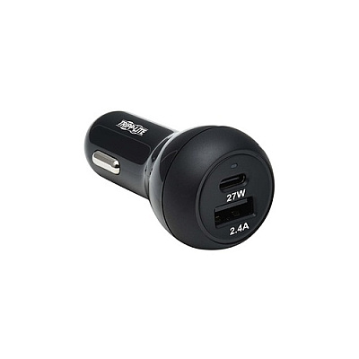 Tripp Lite Usb Car Charger Dualport 39w Usb C Usb-a (U280C0239W1B)