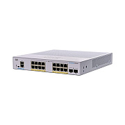 Cisco Cbs350 Managed 16-port Ge, Poe, 2x1g Sfp (CBS35016P2GNA)