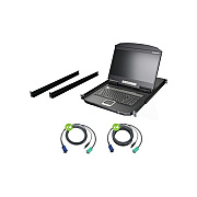 Iogear Widescreen Lcd 8 Port Kvm W/cables (GCL1908WKITU)