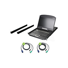 Iogear Widescreen Lcd 8 Port Kvm W/cables (GCL1908WKITU)