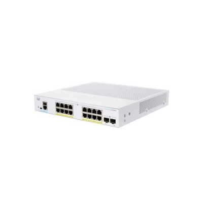 Cisco Smart 16-port Ge, Poe, 2x1g Sfp (CBS250-16P-2G-NA)