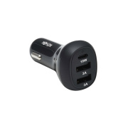 Tripp Lite Usb Car Charger 3-port 36w Usb C 2 Usb-a (U280C0336W1B)