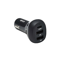 Tripp Lite Usb Car Charger 3-port 36w Usb C 2 Usb-a (U280C0336W1B)