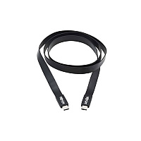 Tripp Lite Usb C Cable Flat 10 Gbps M/m Tb3 16in (U42016NG25AFL)
