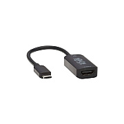 Tripp Lite Usb C To Hdmi Adapter 4k M/f Dp 1.4 6in (U44406NHDR4B)