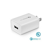Cellairis Wall Qc 3.0 Single Usb-a Wht (040150057)