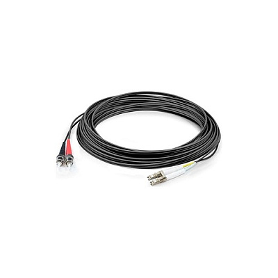 Add-On 2m Lc/st M/m Om3 Black Fiber Patch Cbl (ADDSTLC2M5OM3BK)