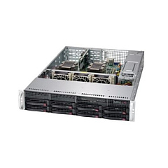 Supermicro Computer Black 2u Sc825tqc Sas3 Wio Chassis (CSE825TQCR1K03WB)