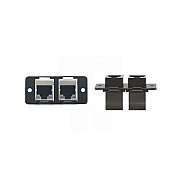 Kramer Electronics Wall Plate Insert - Dual Rj-45 W4545(w) (851002099)