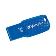 Verbatim Americas 128gb Ergo Usb 3.0 Flash Drive-blue (70880)