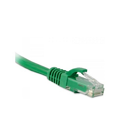 Enet Solutions Cat6a Cord Booted Snagless 25ft Green (C6AGN25ENC)