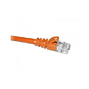 Enet Solutions Cat6a Cord Booted Snagless 25ft Orange (C6AOR25ENC)