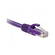 Enet Solutions Cat6a Cord Booted Snagless 3ft Purple (C6APR3ENC)