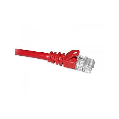 Enet Solutions Cat6a Cord Booted Snagless 25ft Red (C6ARD25ENC)